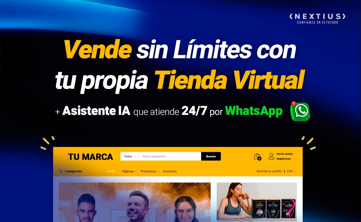 Vende sin Límites con tu propia Tienda Virtual